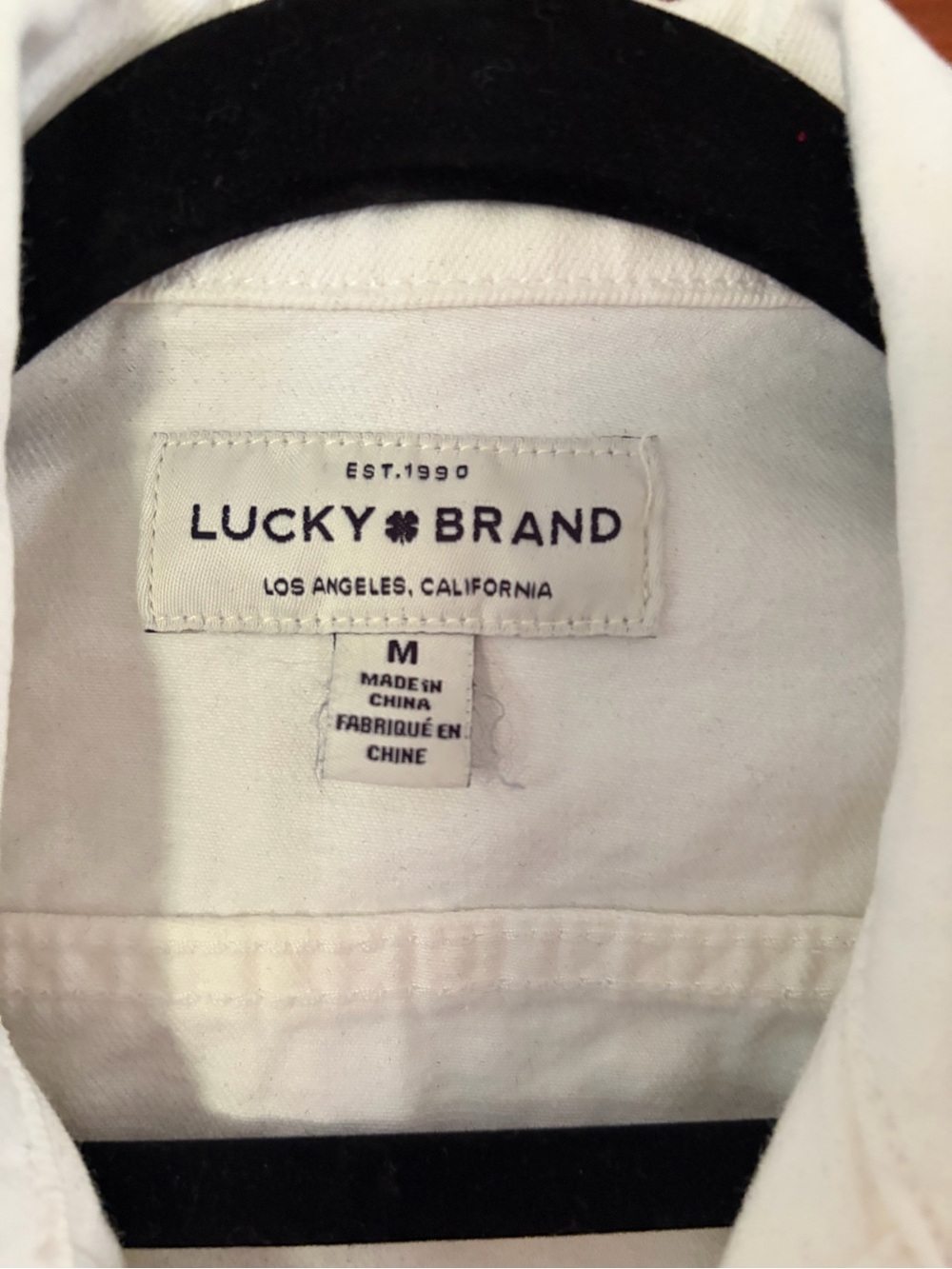 Lucky Brand Tomboy Trucker White Denim Jacket Medium - Picture 5 of 6